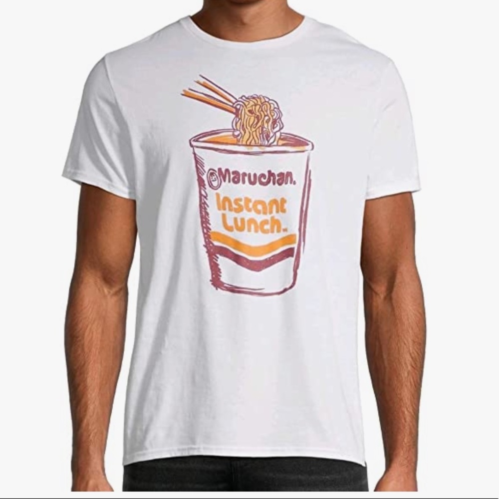 Maruchan White T-Shirt Size M